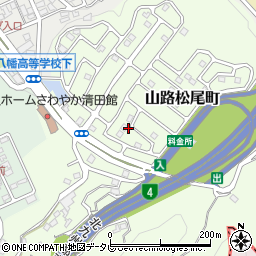 福岡県北九州市八幡東区山路松尾町16周辺の地図