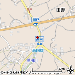 福岡県宗像市田野856周辺の地図