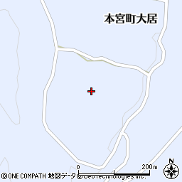 和歌山県田辺市本宮町大居868周辺の地図