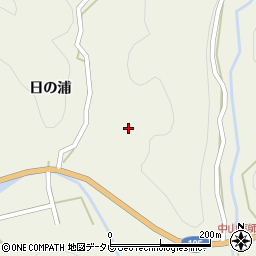 徳島県那賀郡那賀町中山ぼうご周辺の地図