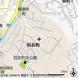 福岡県北九州市八幡東区羽衣町周辺の地図