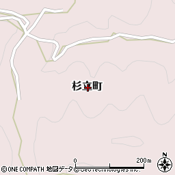 愛媛県松山市杉立町周辺の地図
