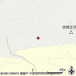 和歌山県田辺市本宮町伏拝115周辺の地図