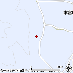 和歌山県田辺市本宮町大居1058周辺の地図
