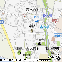 岡垣町立　中部保育所周辺の地図