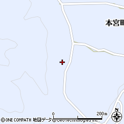 和歌山県田辺市本宮町大居1106周辺の地図