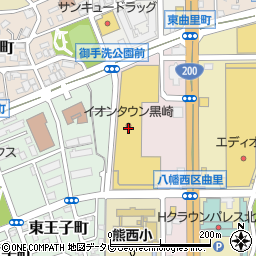 武田メガネ　イオンタウン黒崎店周辺の地図