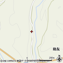 徳島県那賀郡那賀町中山から杉谷口周辺の地図