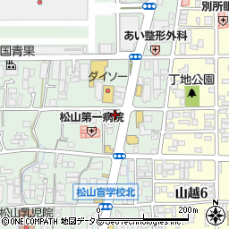 ファミリーマート松山中央市場前店周辺の地図
