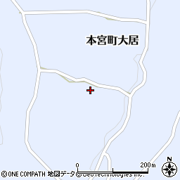和歌山県田辺市本宮町大居851周辺の地図