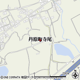愛媛県西条市丹原町寺尾周辺の地図