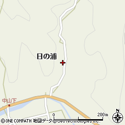徳島県那賀郡那賀町中山国近谷口周辺の地図