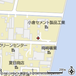 小倉セメント製品工業新門司工場周辺の地図