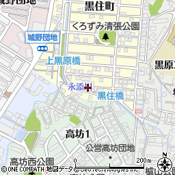 福岡県北九州市小倉北区黒住町19周辺の地図