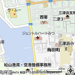 愛寿会グループ　平成会・高齢者福祉施設ジェントルハートみつ周辺の地図