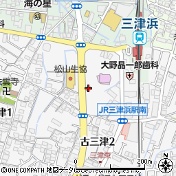 モスバーガー松山三津店周辺の地図