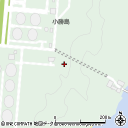 小勝島周辺の地図