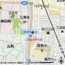 松山西警察署みつ交番周辺の地図