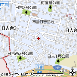 セジュール日吉台周辺の地図