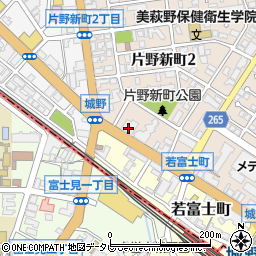 福岡銀行城野支店周辺の地図