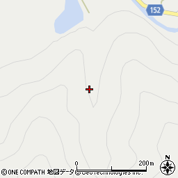 愛媛県東温市山之内周辺の地図