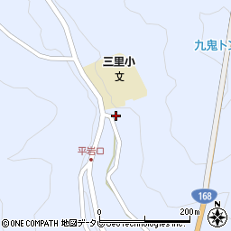 和歌山県田辺市本宮町大居1838周辺の地図