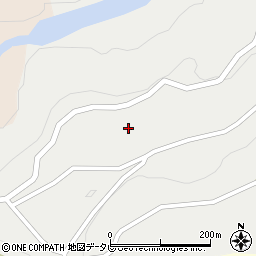 和歌山県田辺市本宮町伏拝435周辺の地図