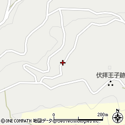 和歌山県田辺市本宮町伏拝277周辺の地図