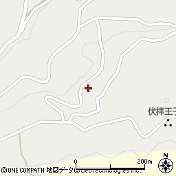 和歌山県田辺市本宮町伏拝273周辺の地図