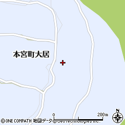 和歌山県田辺市本宮町大居575周辺の地図