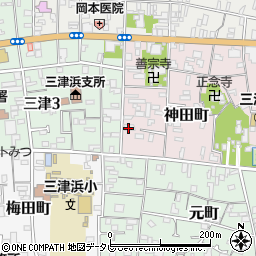 忽那商店周辺の地図