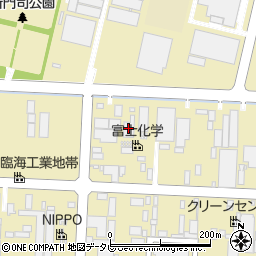 富士科学　九州工場周辺の地図
