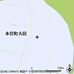 和歌山県田辺市本宮町大居578周辺の地図