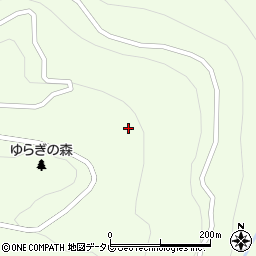愛媛県新居浜市別子山大湯周辺の地図