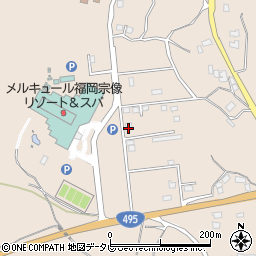 福岡県宗像市田野1352周辺の地図