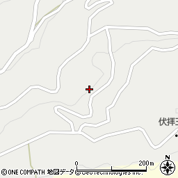 和歌山県田辺市本宮町伏拝255周辺の地図