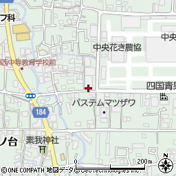 株式会社パステムマツザワ　パックマート久万ノ台店周辺の地図