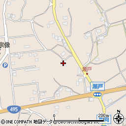 福岡県宗像市田野1245周辺の地図