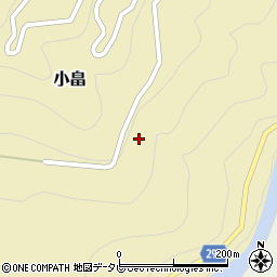 徳島県那賀町（那賀郡）小畠（射場）周辺の地図