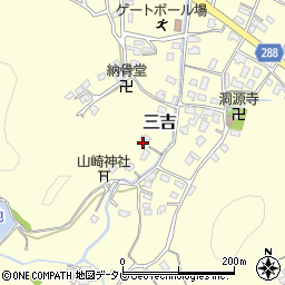 福岡県遠賀郡岡垣町三吉804周辺の地図