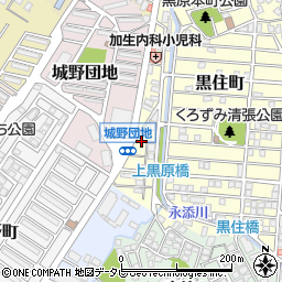 福岡県北九州市小倉北区黒住町23周辺の地図