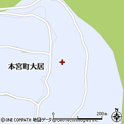 和歌山県田辺市本宮町大居540周辺の地図