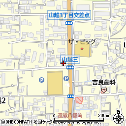 サンエルホーム松山北店周辺の地図