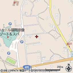 福岡県宗像市田野1233周辺の地図