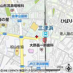 愛媛県松山市会津町1-5周辺の地図