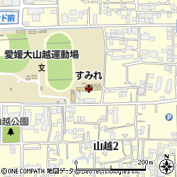 日本基督教団松山山越教会周辺の地図