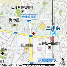 愛媛県松山市会津町1-14周辺の地図
