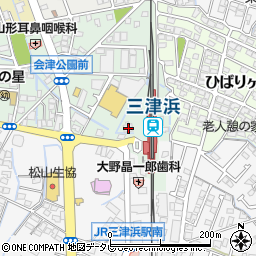 愛媛県松山市会津町1-3周辺の地図