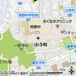 福岡県北九州市八幡西区山寺町5-25周辺の地図