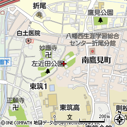鷹見神社周辺の地図